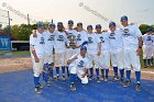 Baseball vs Babson  Wheaton College Baseball players celebrate their victory over Babson to win the NEWMAC Championship for the third year in a row. - (Photo by Keith Nordstrom) : Wheaton, baseball, NEWMAC